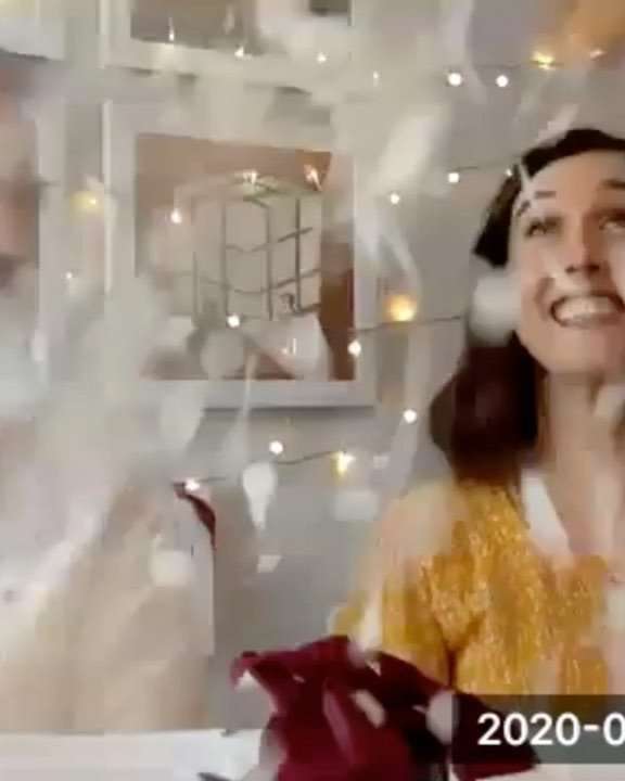 Confetti explosion addiction refuelled!!!! Zoom pre-wedding ‘Pin In It’ ceremony. And yes, I am wear